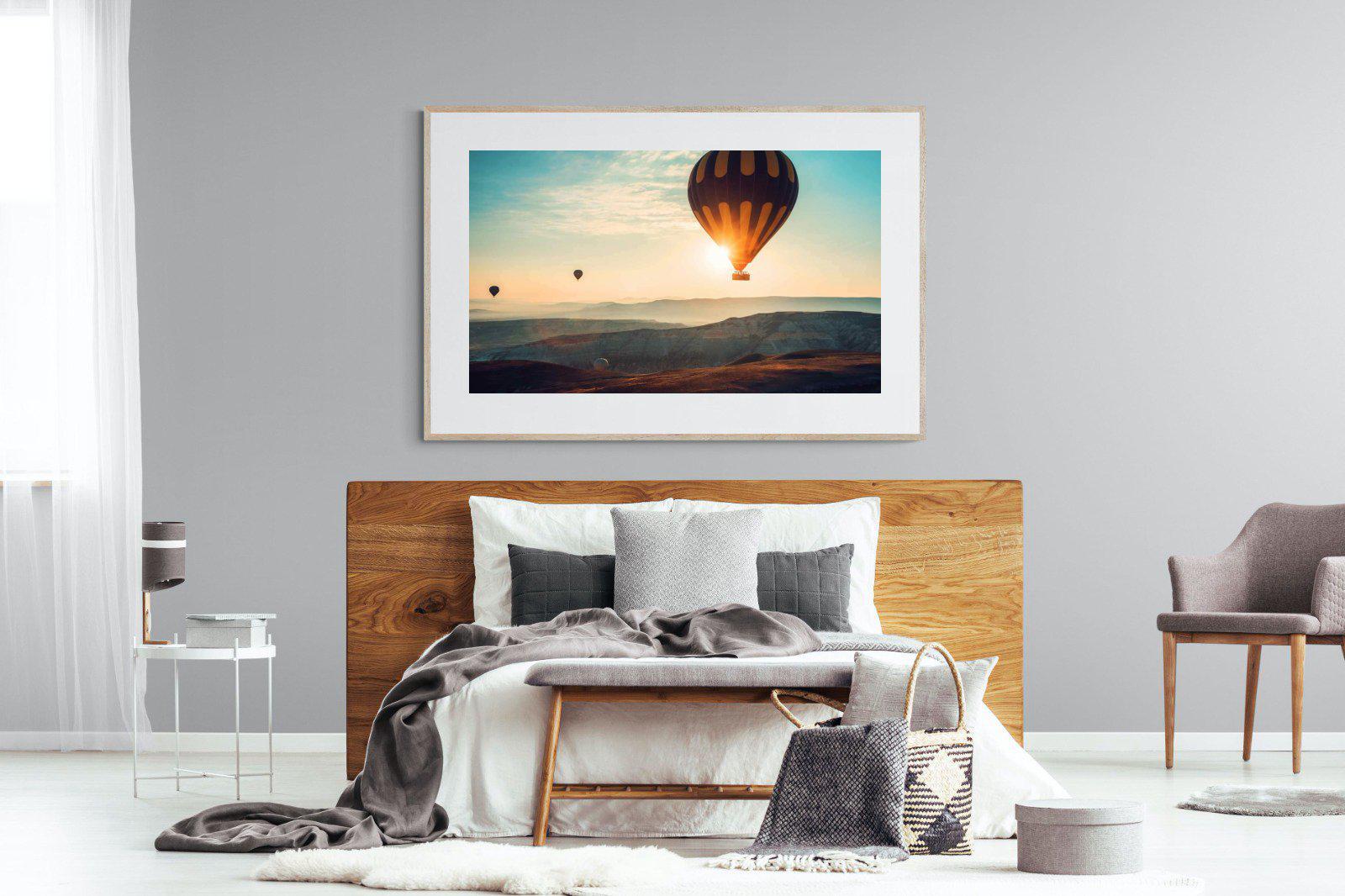 Hot Air-Wall_Art-150 x 100cm-Framed Print-Wood-Pixalot