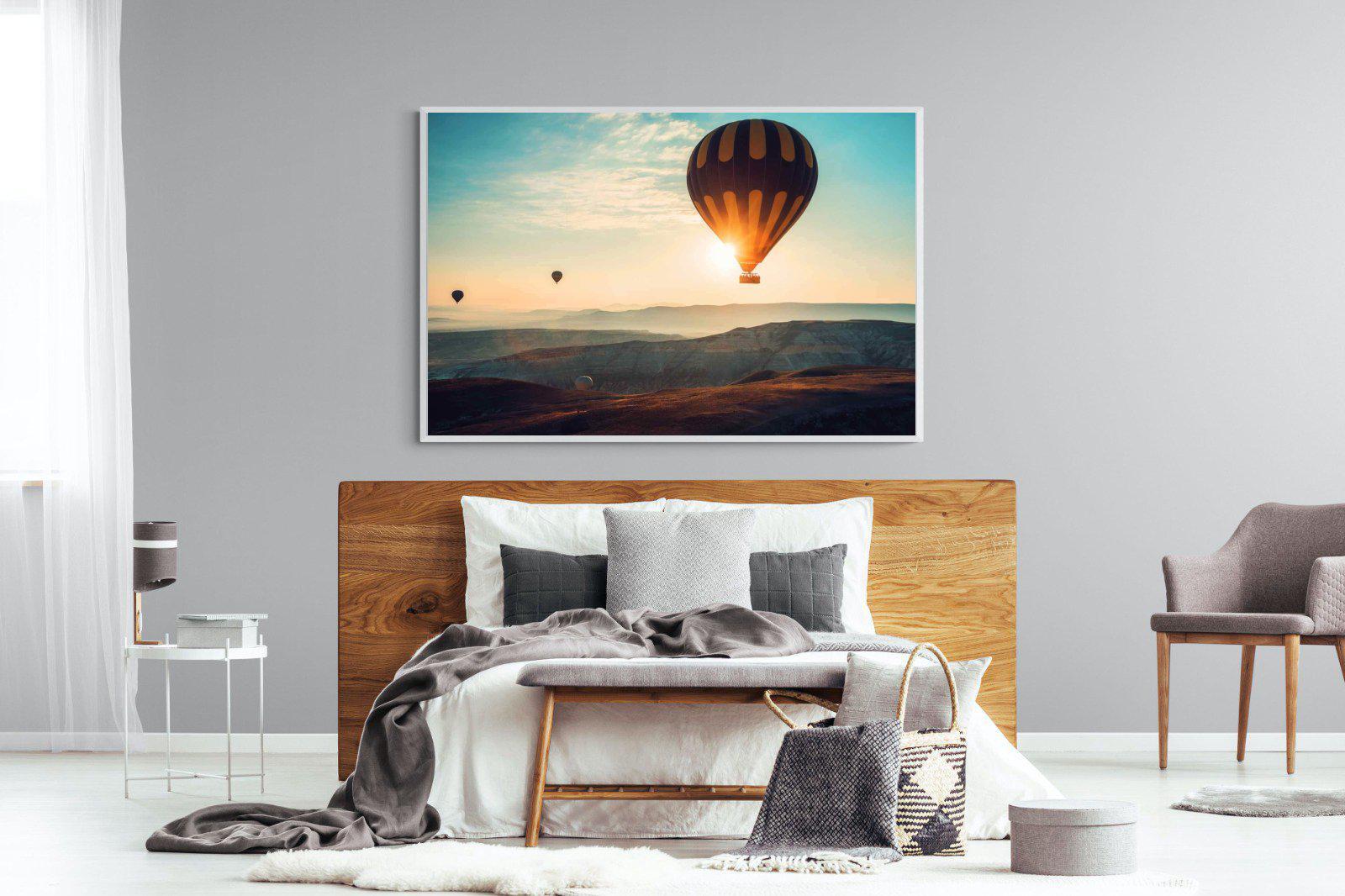 Hot Air-Wall_Art-150 x 100cm-Mounted Canvas-White-Pixalot