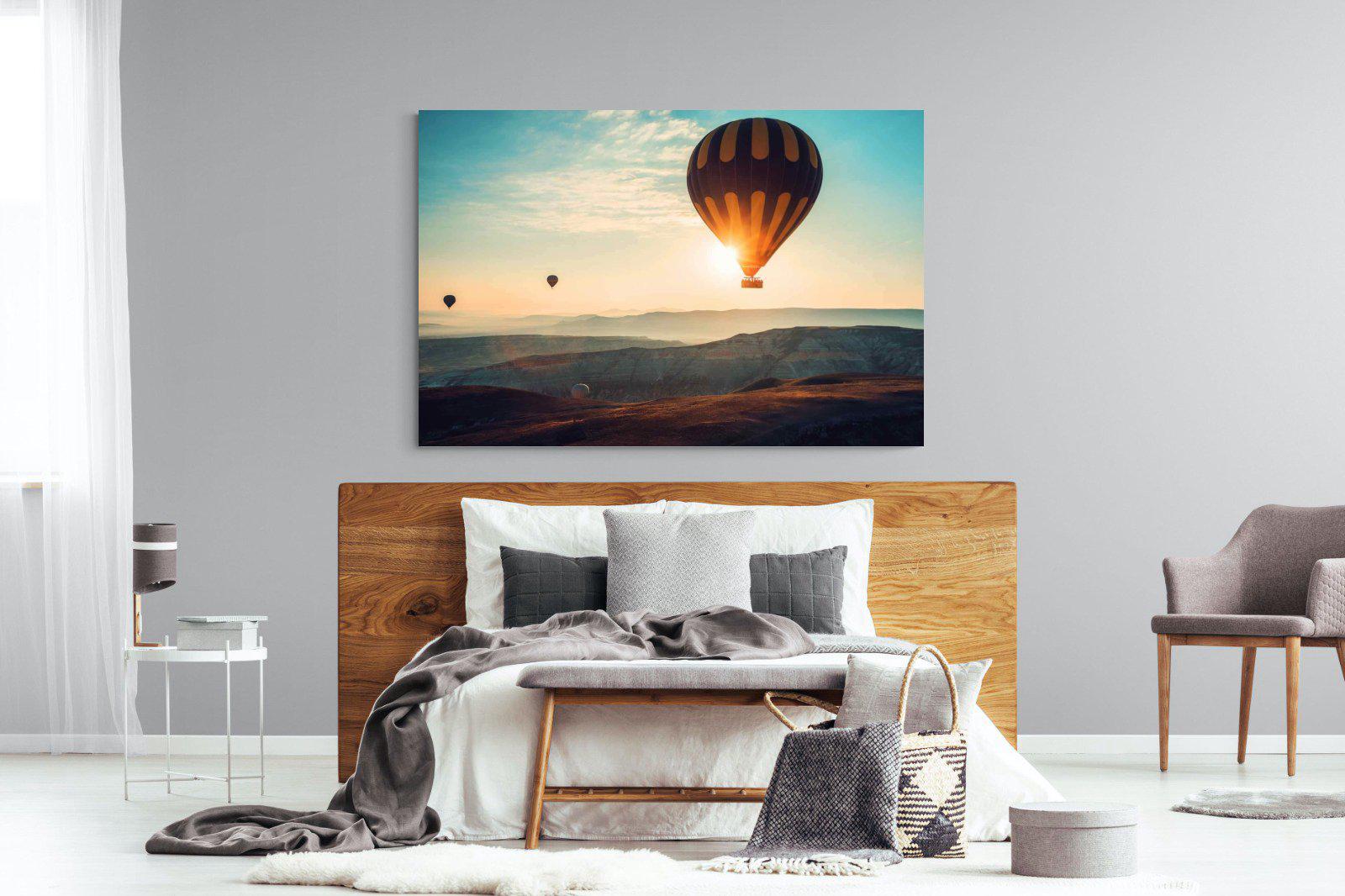 Hot Air-Wall_Art-150 x 100cm-Mounted Canvas-No Frame-Pixalot