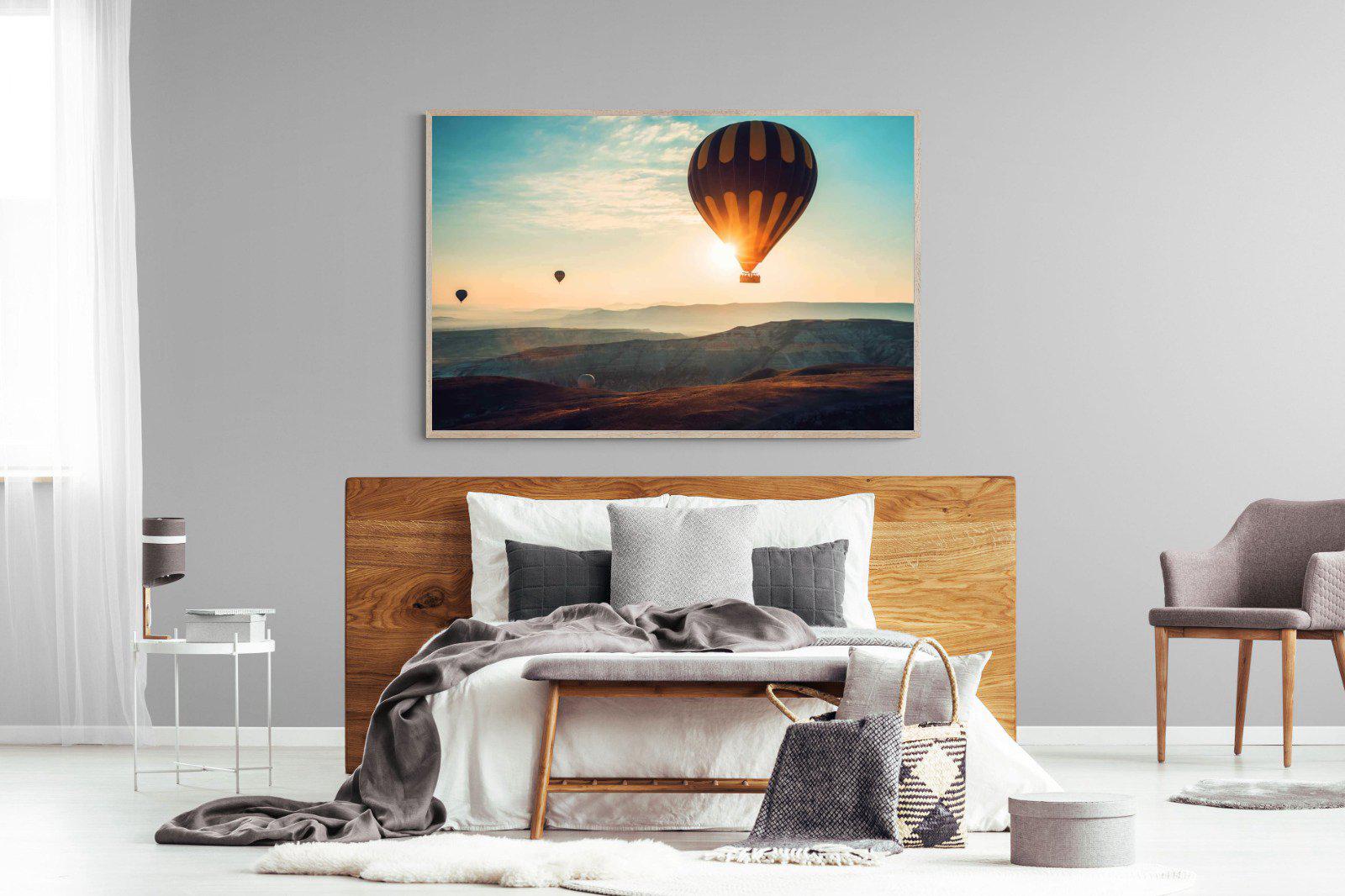 Hot Air-Wall_Art-150 x 100cm-Mounted Canvas-Wood-Pixalot