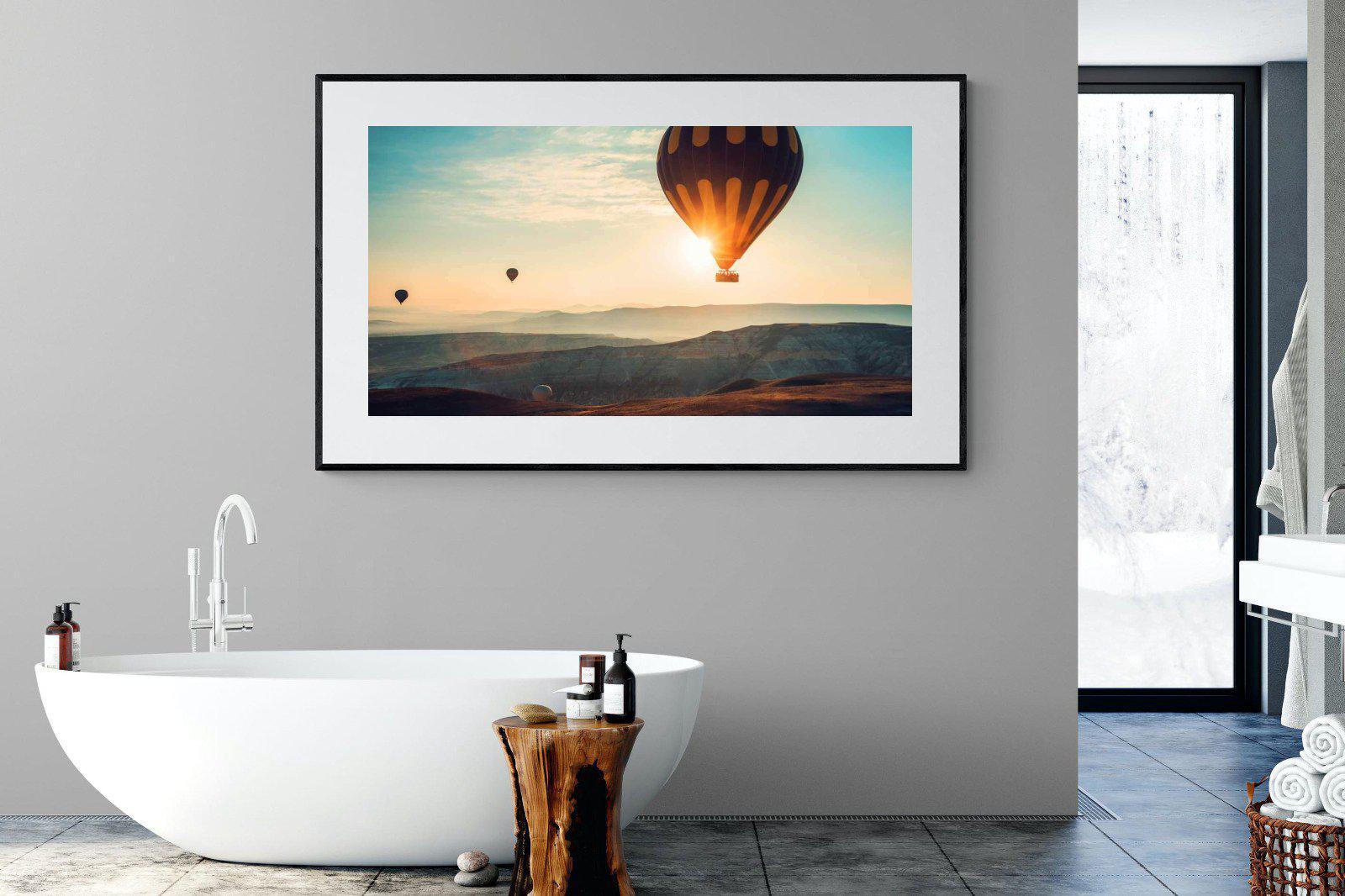 Hot Air-Wall_Art-180 x 110cm-Framed Print-Black-Pixalot