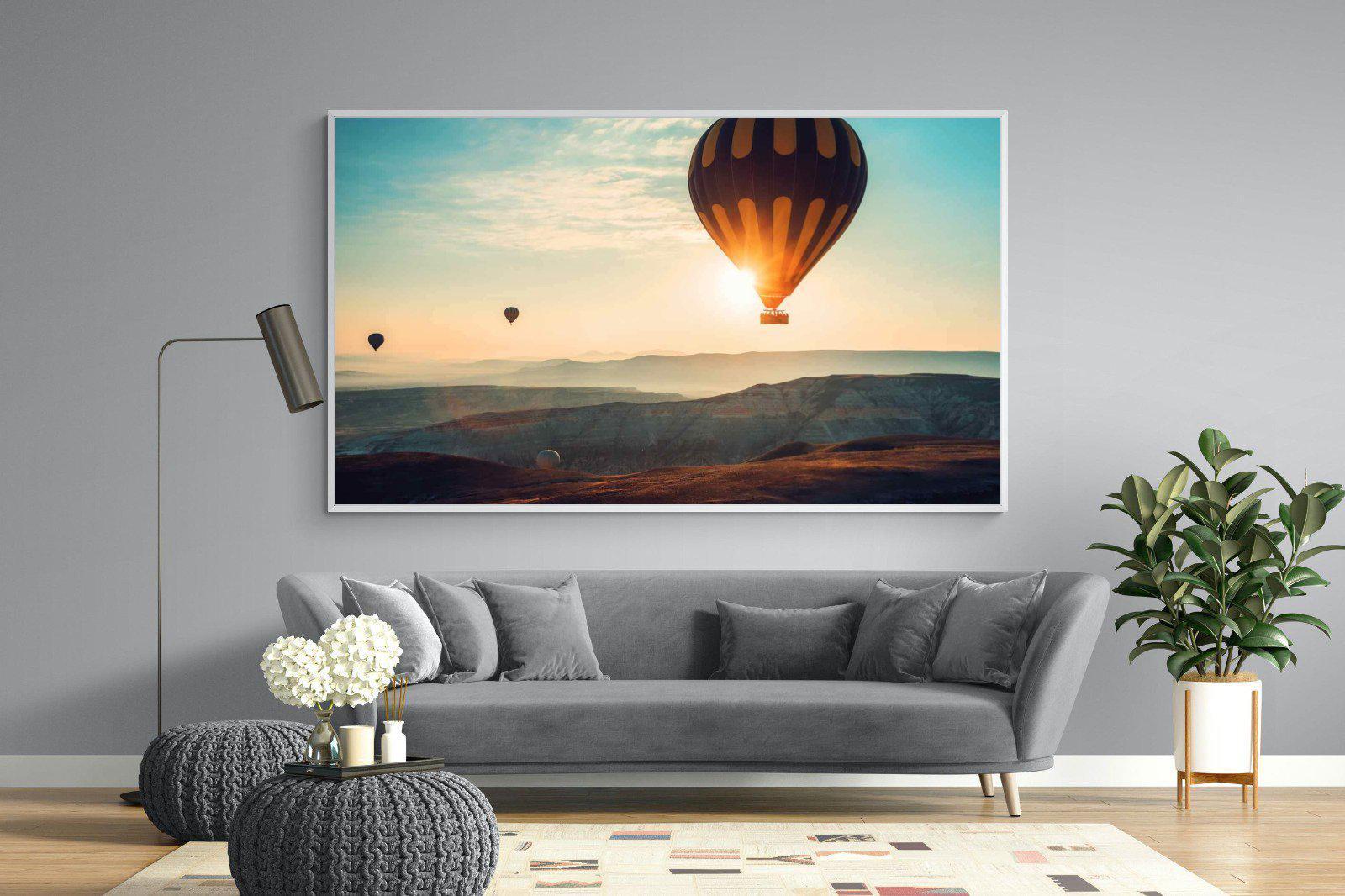 Hot Air-Wall_Art-220 x 130cm-Mounted Canvas-White-Pixalot