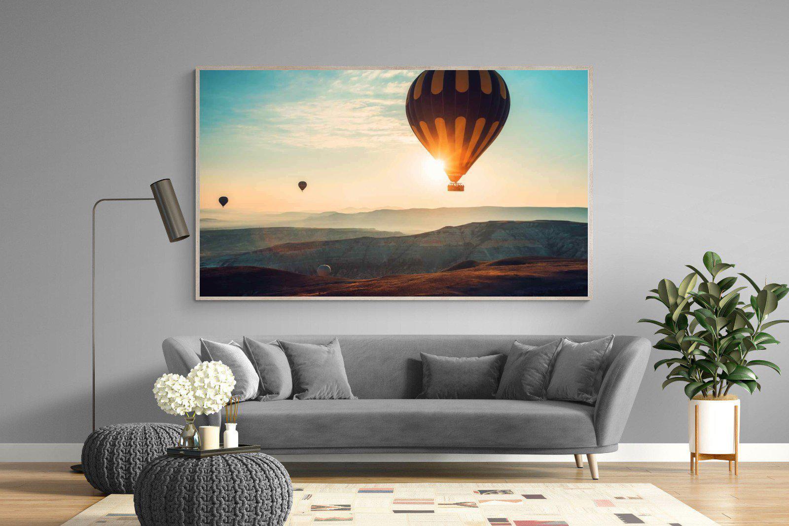 Hot Air-Wall_Art-220 x 130cm-Mounted Canvas-Wood-Pixalot