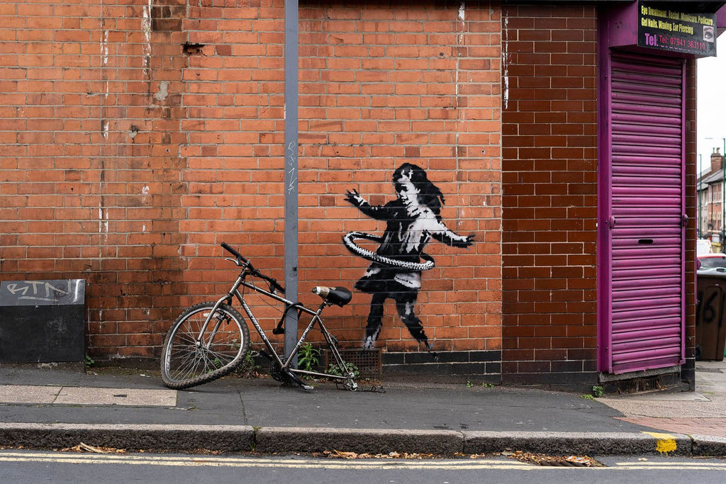 Hula Hooping Girl-Wall_Art-Pixalot