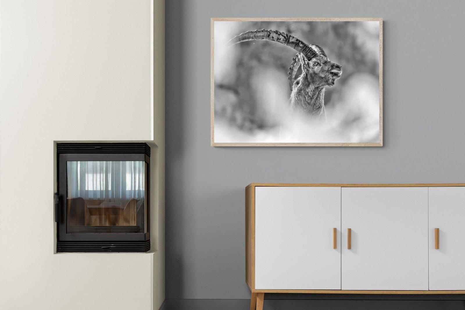 Ibex-Wall_Art-100 x 75cm-Mounted Canvas-Wood-Pixalot