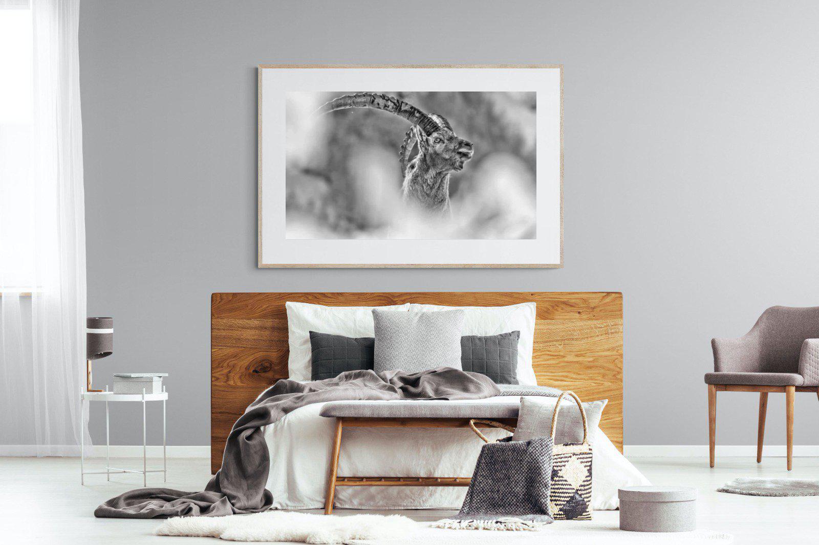 Ibex-Wall_Art-150 x 100cm-Framed Print-Wood-Pixalot