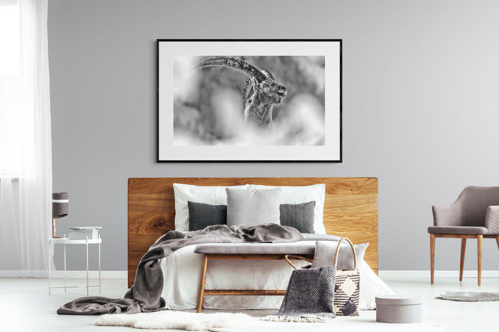 Ibex-Wall_Art-150 x 100cm-Framed Print-Black-Pixalot