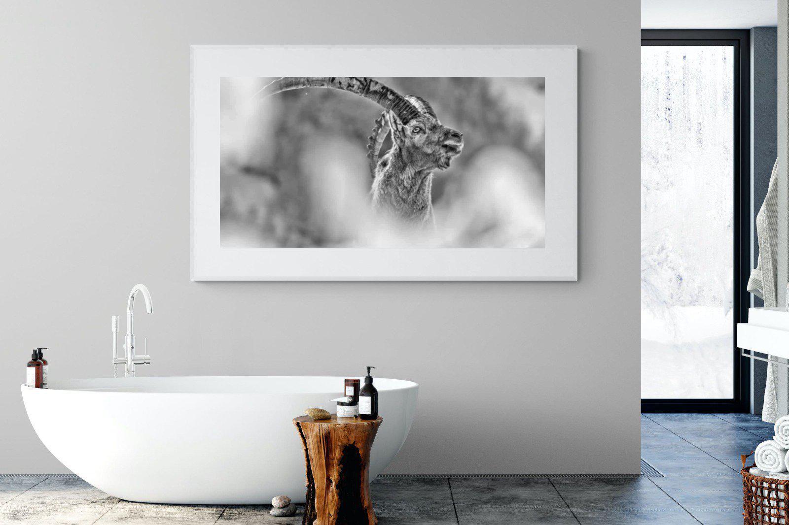 Ibex-Wall_Art-180 x 110cm-Framed Print-White-Pixalot