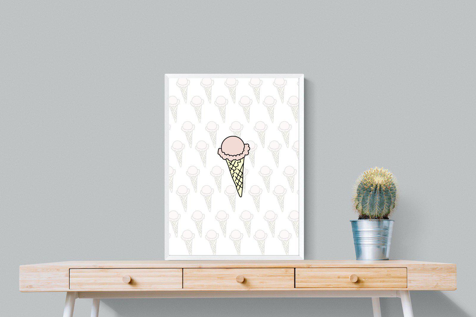 Ice Cream-Wall_Art-60 x 80cm-Mounted Canvas-White-Pixalot