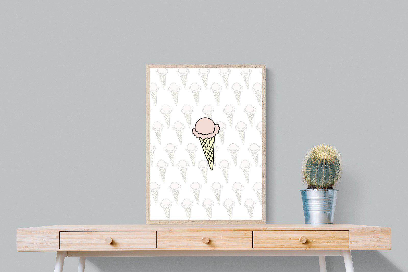 Ice Cream-Wall_Art-60 x 80cm-Mounted Canvas-Wood-Pixalot