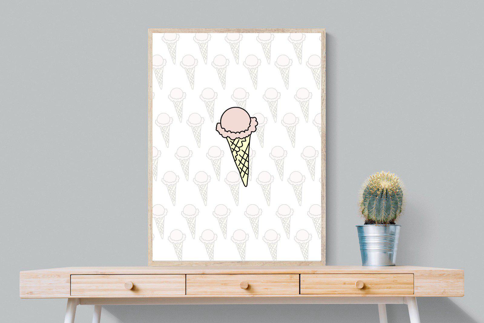 Ice Cream-Wall_Art-75 x 100cm-Mounted Canvas-Wood-Pixalot