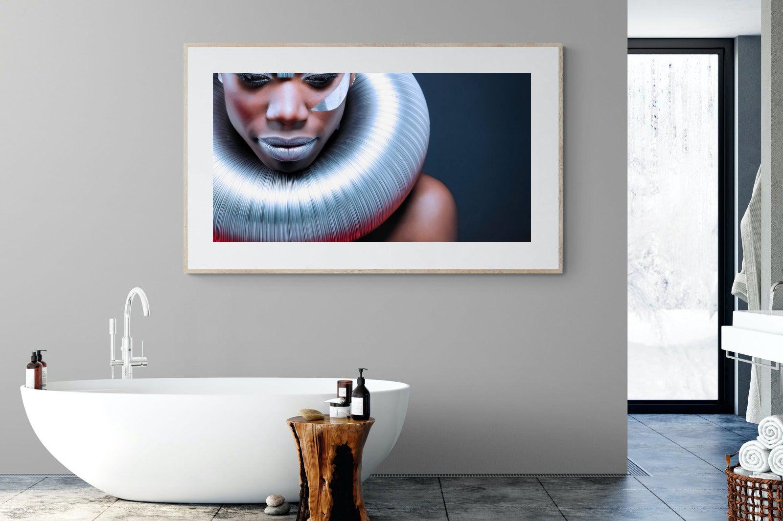Ice Queen-Wall_Art-180 x 110cm-Framed Print-Wood-Pixalot