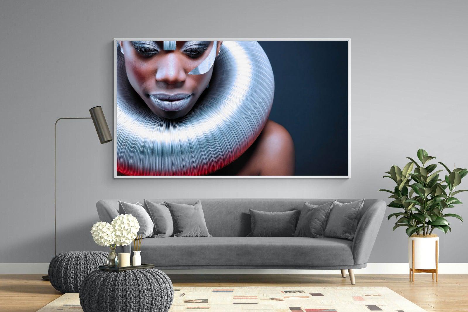Ice Queen-Wall_Art-220 x 130cm-Mounted Canvas-White-Pixalot