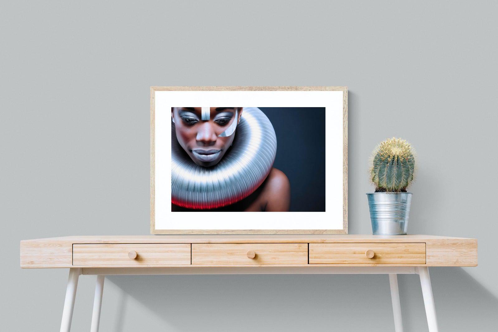 Ice Queen-Wall_Art-80 x 60cm-Framed Print-Wood-Pixalot