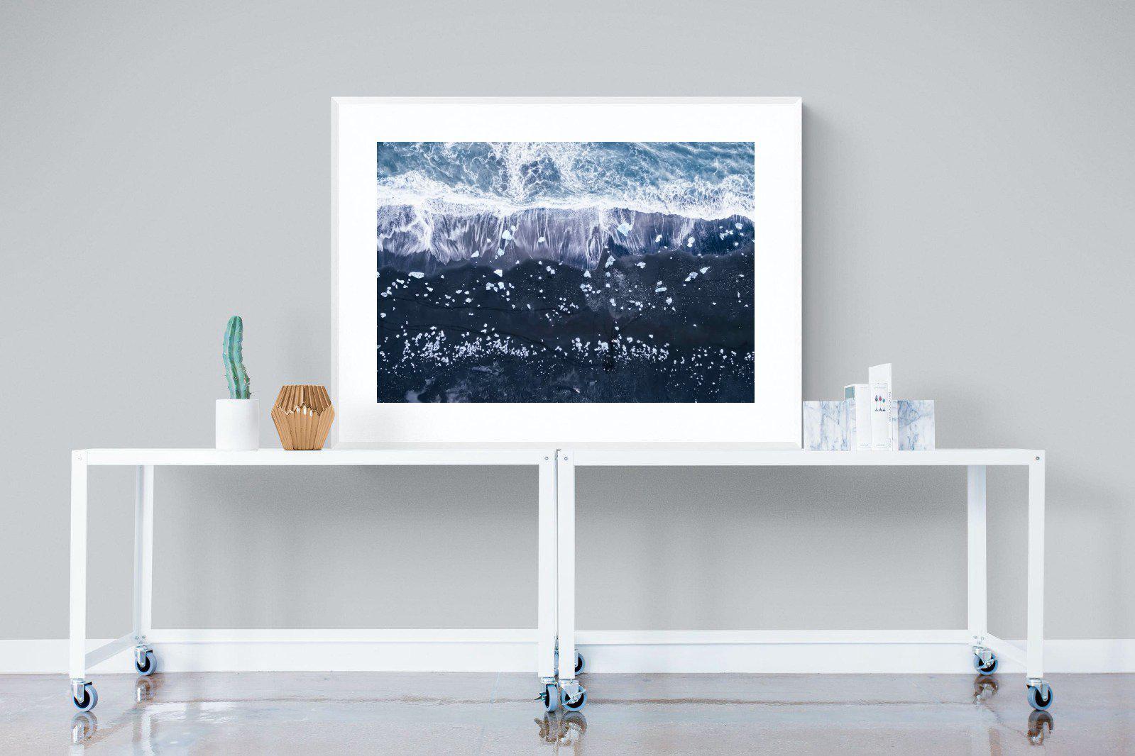 Iceland-Wall_Art-120 x 90cm-Framed Print-White-Pixalot