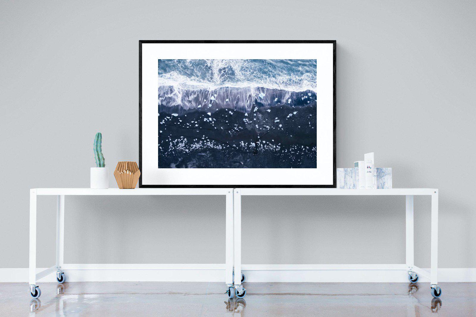 Iceland-Wall_Art-120 x 90cm-Framed Print-Black-Pixalot