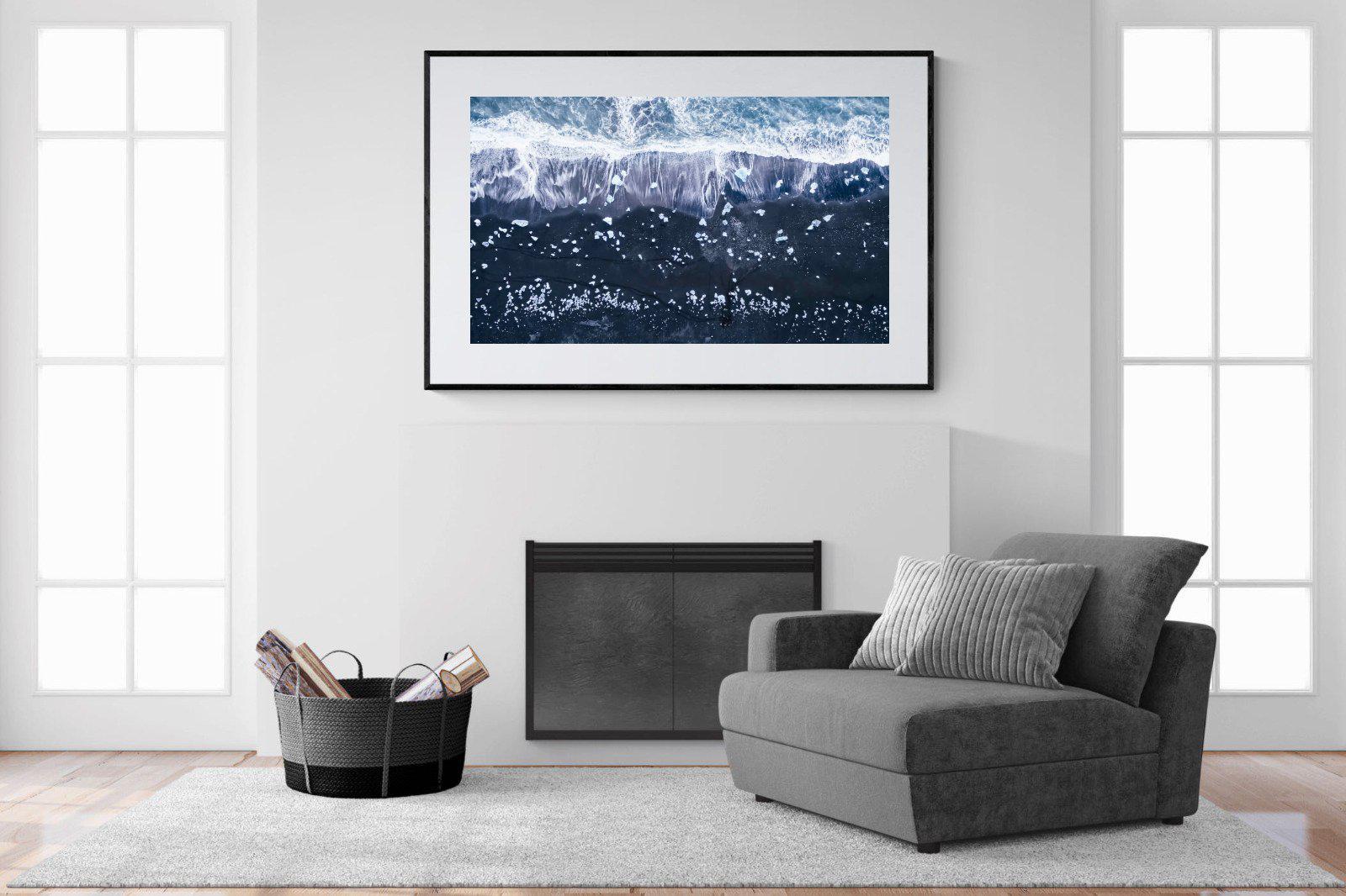 Iceland-Wall_Art-150 x 100cm-Framed Print-Black-Pixalot
