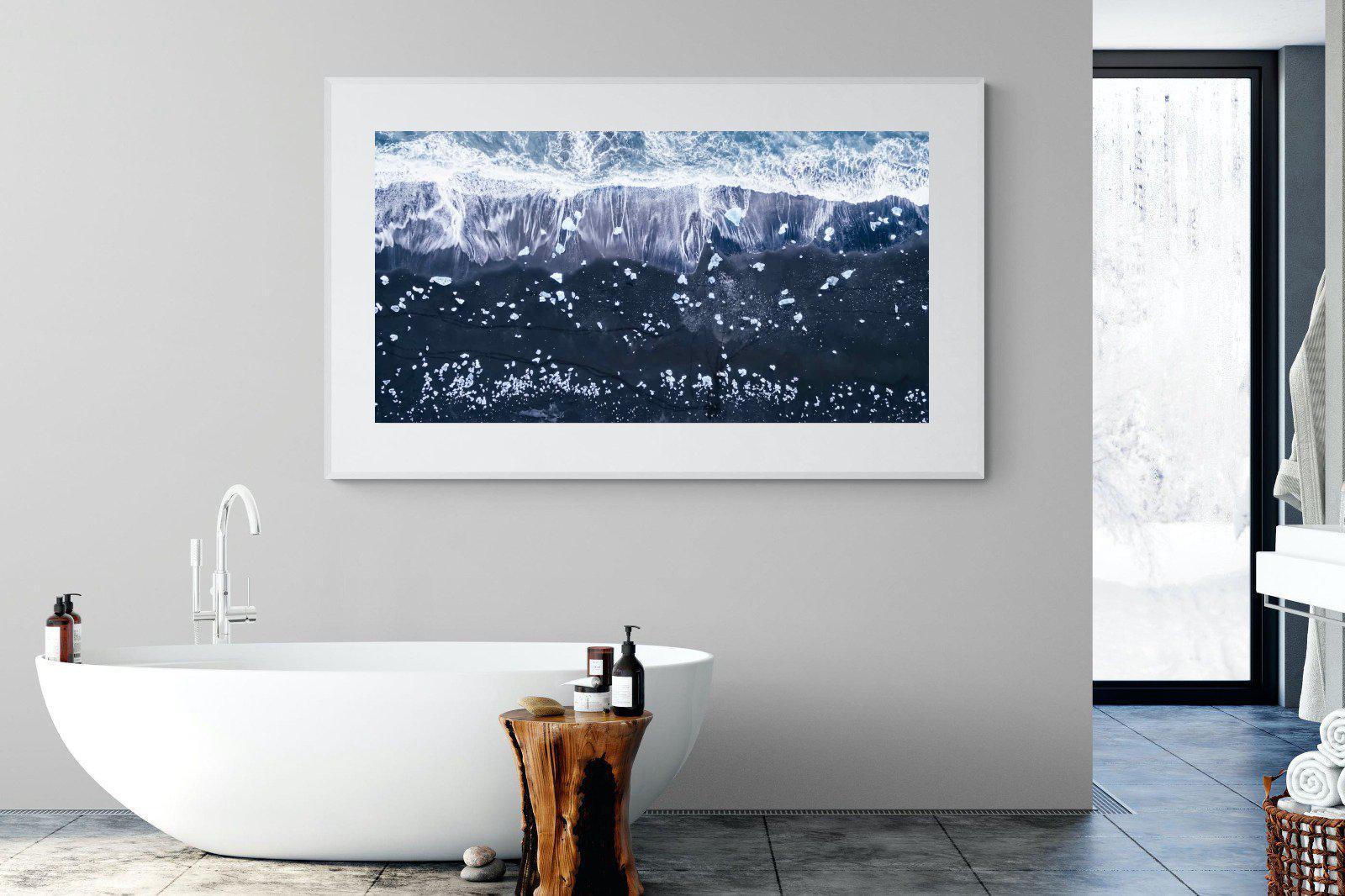 Iceland-Wall_Art-180 x 110cm-Framed Print-White-Pixalot