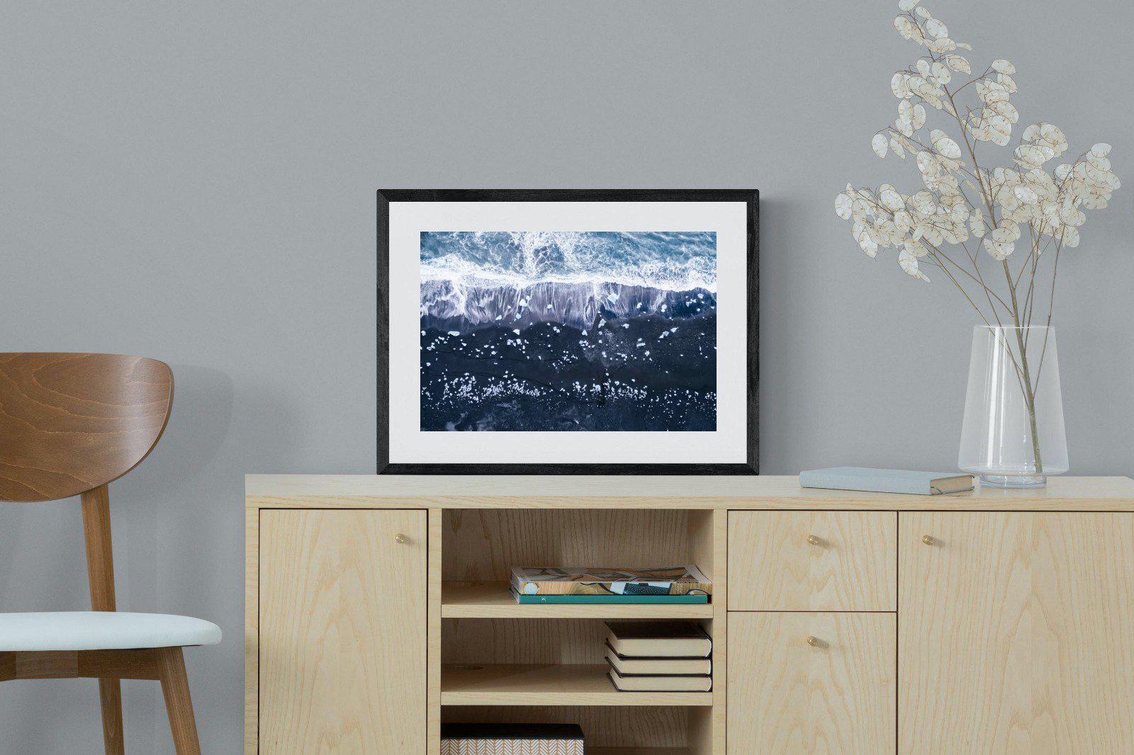 Iceland-Wall_Art-60 x 45cm-Framed Print-Black-Pixalot