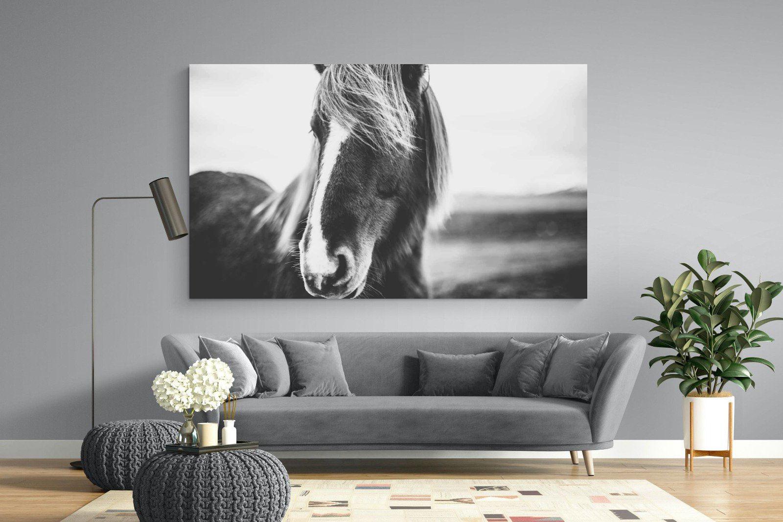 Icelandic Pony-Wall_Art-220 x 130cm-Mounted Canvas-No Frame-Pixalot