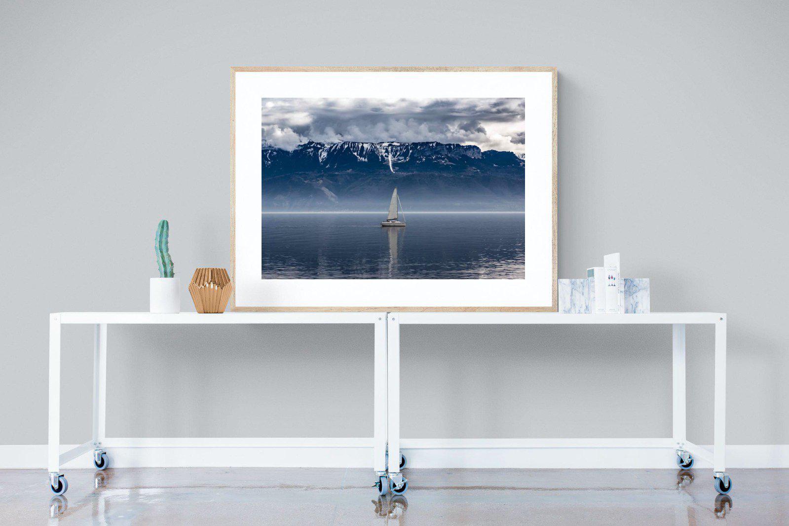Icelandic Sails-Wall_Art-120 x 90cm-Framed Print-Wood-Pixalot