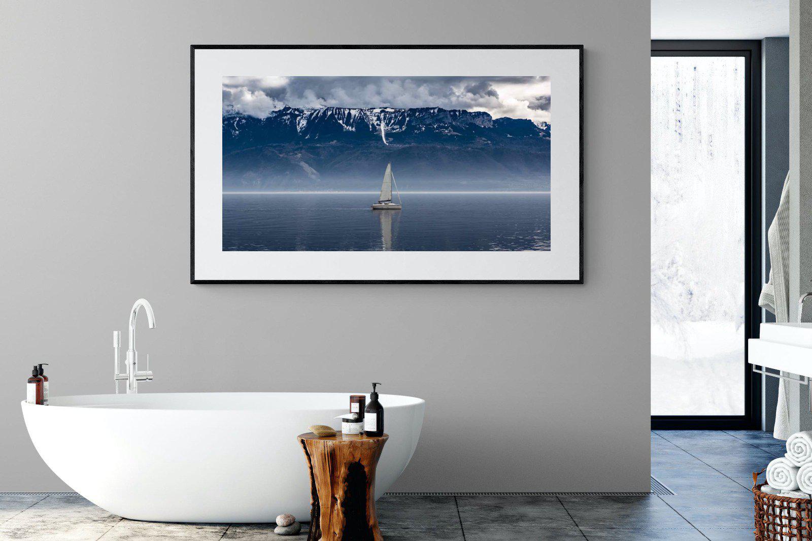Icelandic Sails-Wall_Art-180 x 110cm-Framed Print-Black-Pixalot