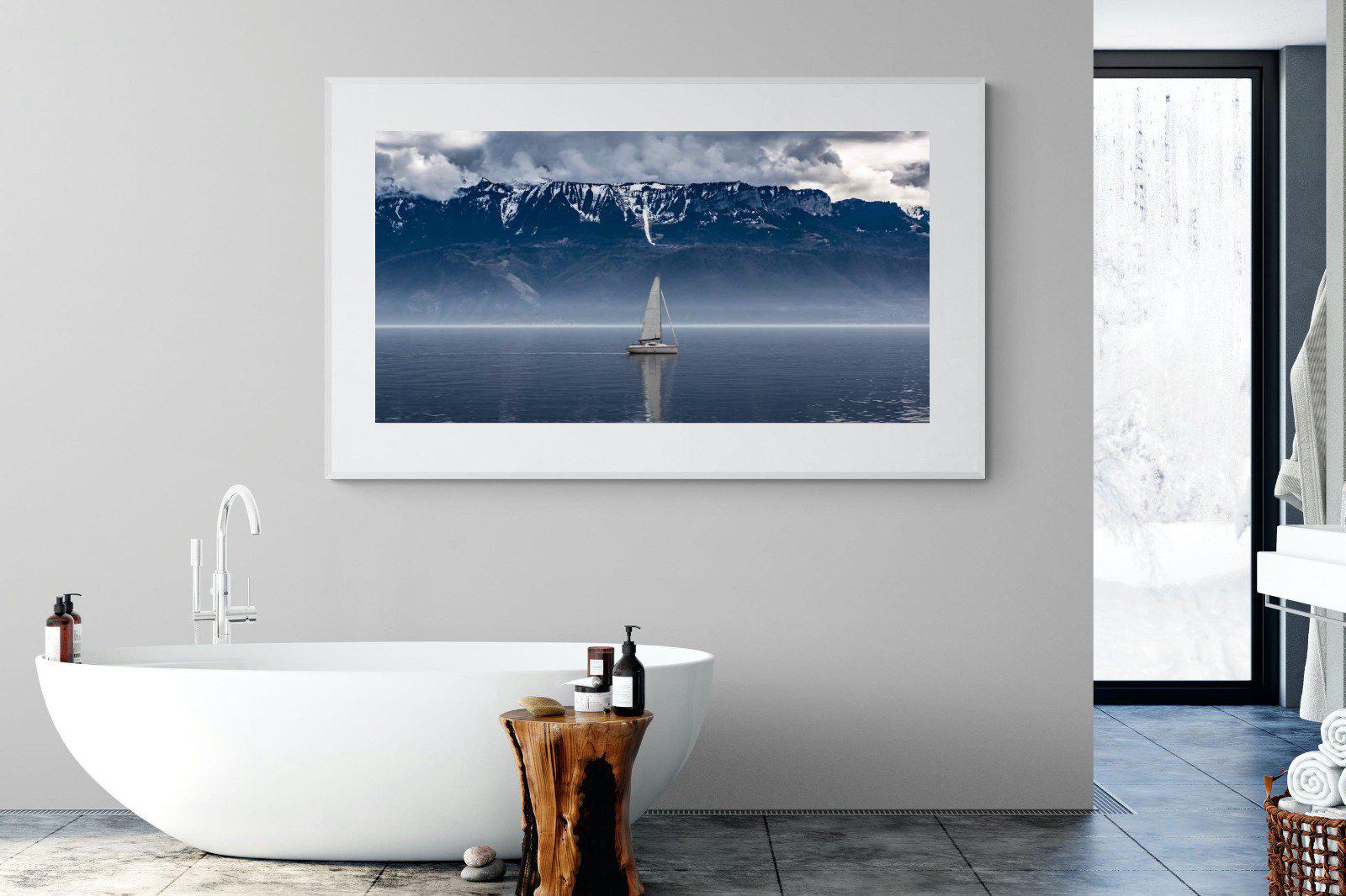 Icelandic Sails-Wall_Art-180 x 110cm-Framed Print-White-Pixalot