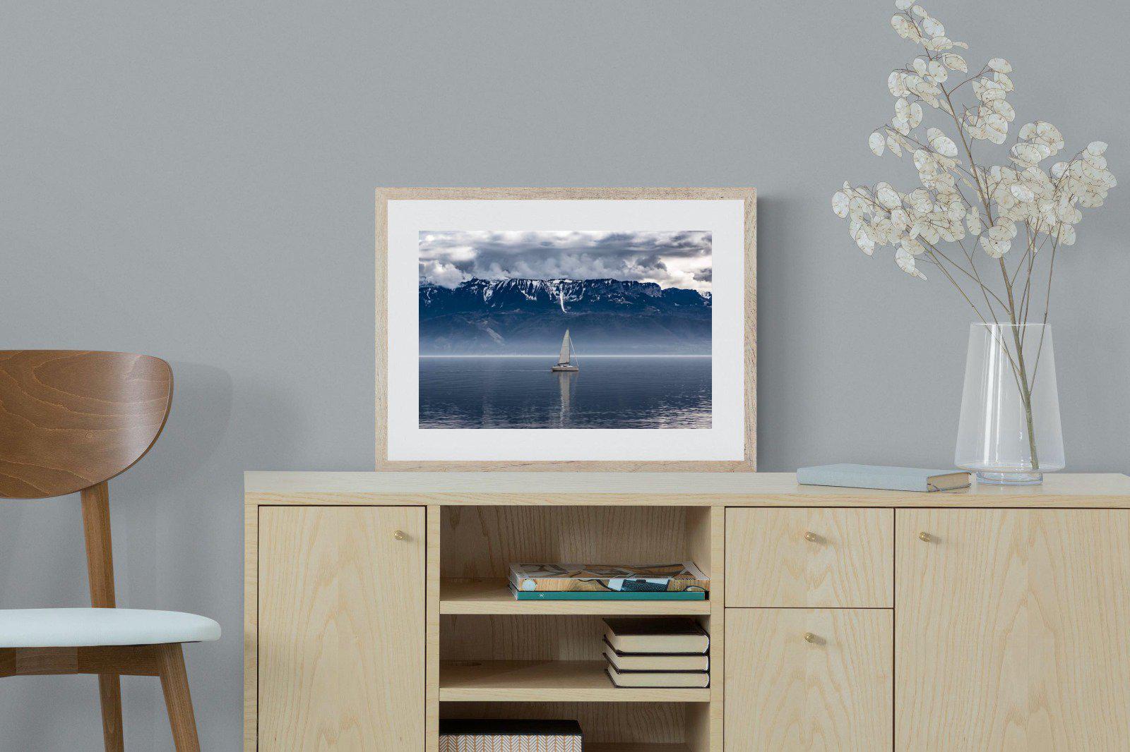 Icelandic Sails-Wall_Art-60 x 45cm-Framed Print-Wood-Pixalot