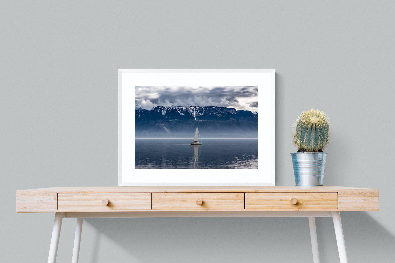 Icelandic Sails-Wall_Art-80 x 60cm-Framed Print-White-Pixalot