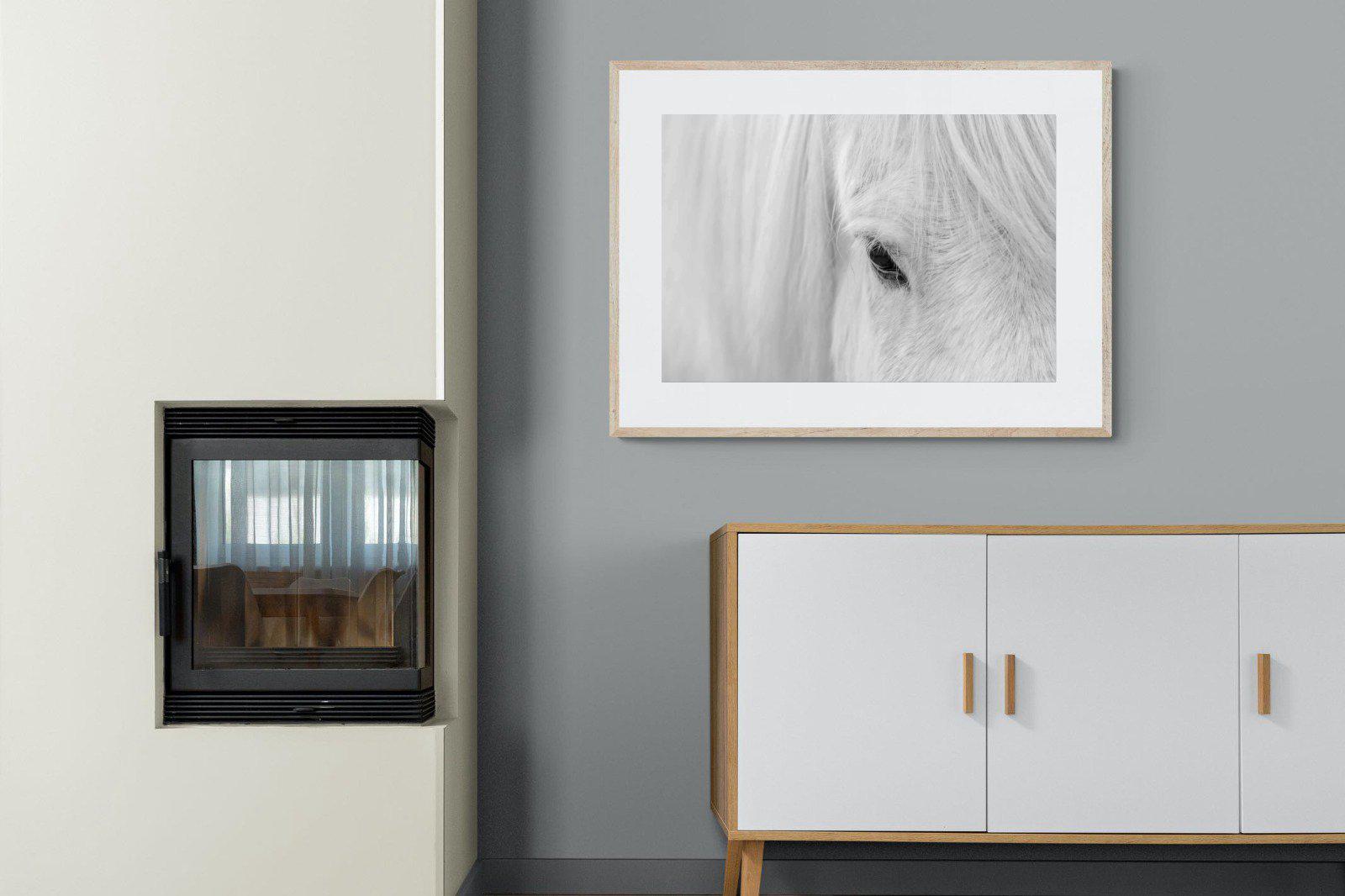 Icelandic Whisper-Wall_Art-100 x 75cm-Framed Print-Wood-Pixalot
