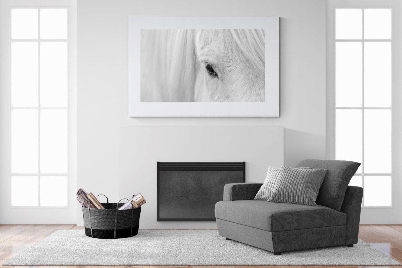 Icelandic Whisper-Wall_Art-150 x 100cm-Framed Print-White-Pixalot