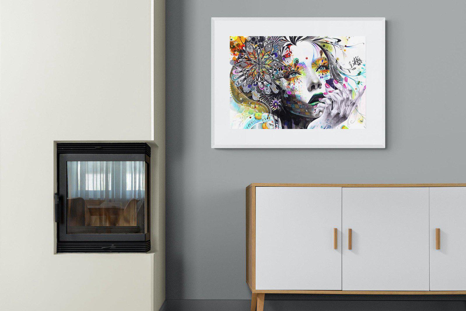 Imagination-Wall_Art-100 x 75cm-Framed Print-White-Pixalot