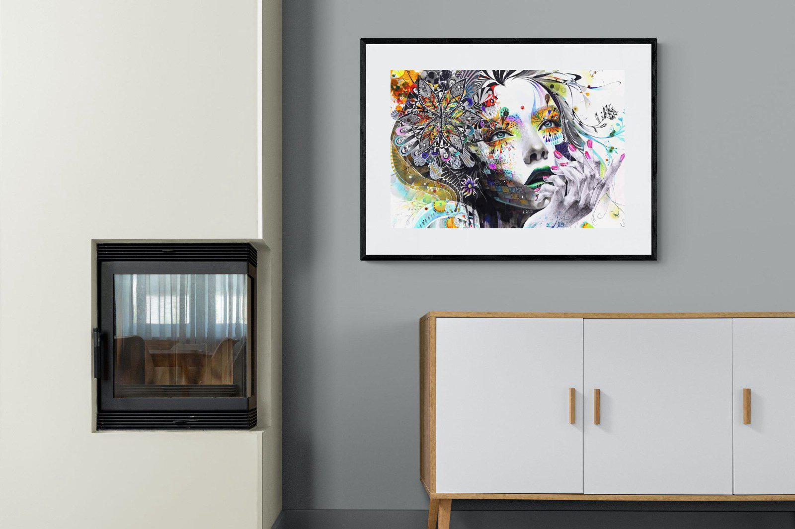 Imagination-Wall_Art-100 x 75cm-Framed Print-Black-Pixalot
