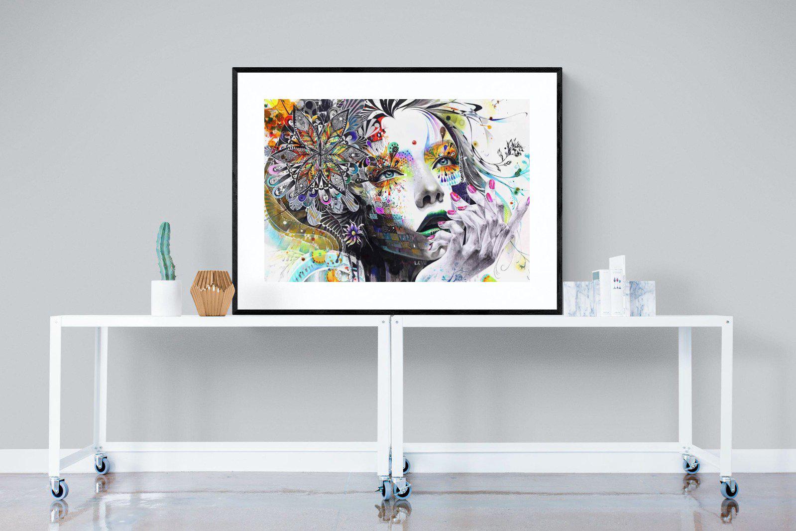 Imagination-Wall_Art-120 x 90cm-Framed Print-Black-Pixalot