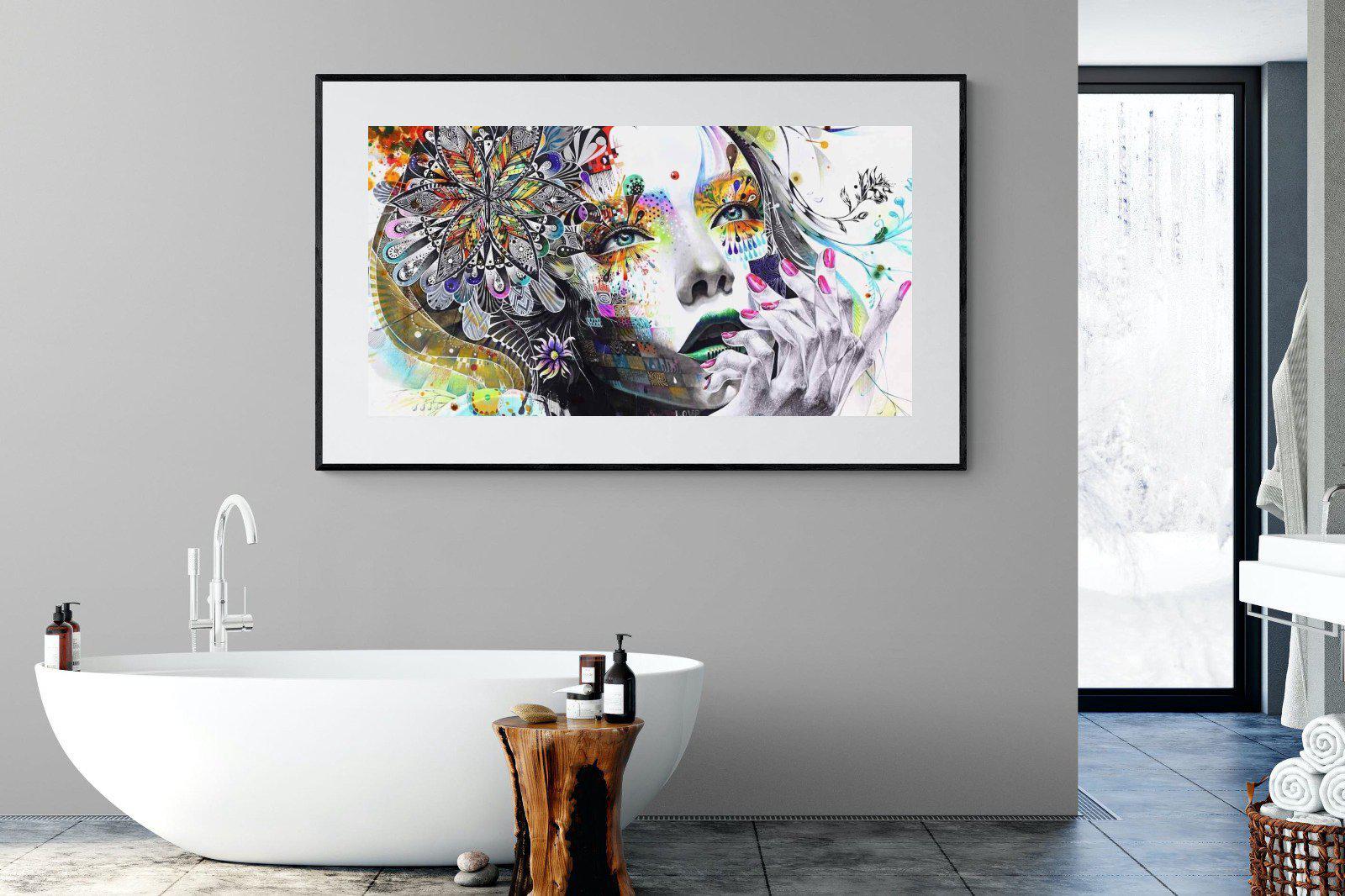 Imagination-Wall_Art-180 x 110cm-Framed Print-Black-Pixalot