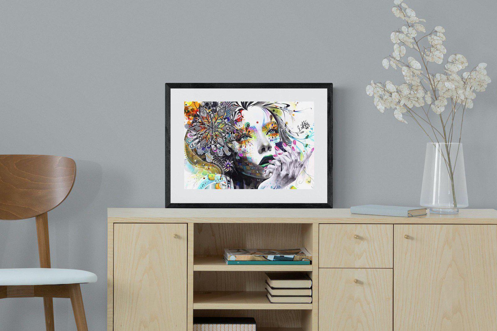 Imagination-Wall_Art-60 x 45cm-Framed Print-Black-Pixalot