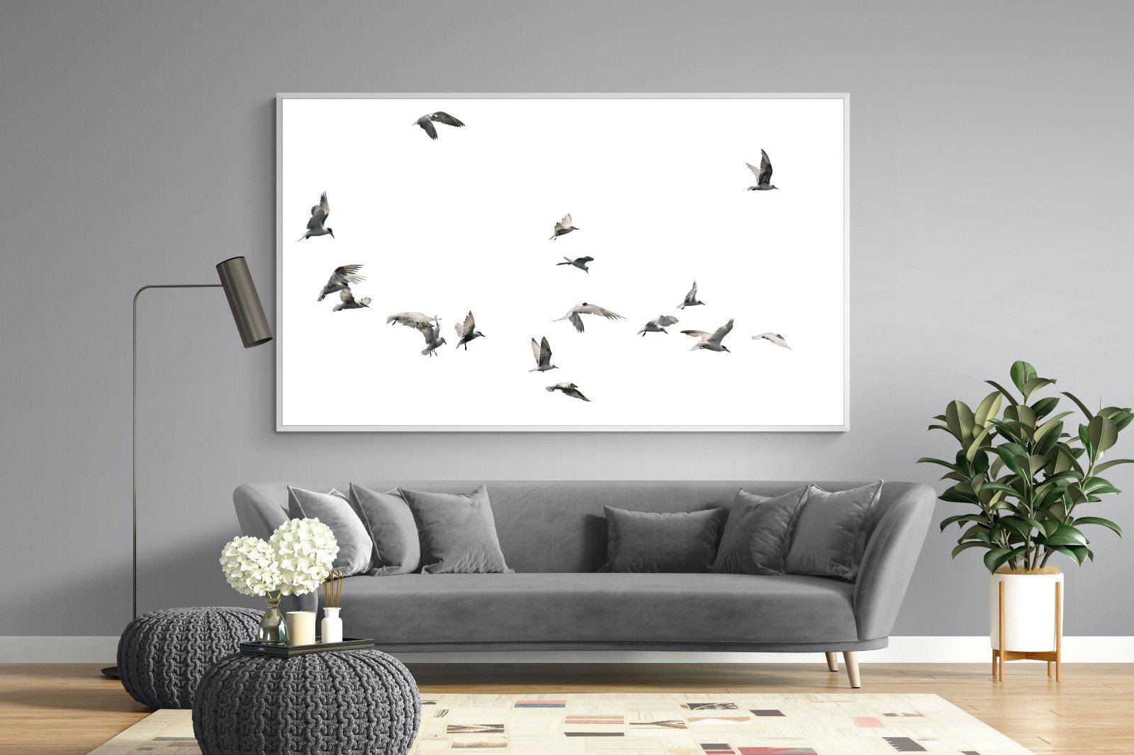 In Flight-Wall_Art-220 x 130cm-Mounted Canvas-White-Pixalot