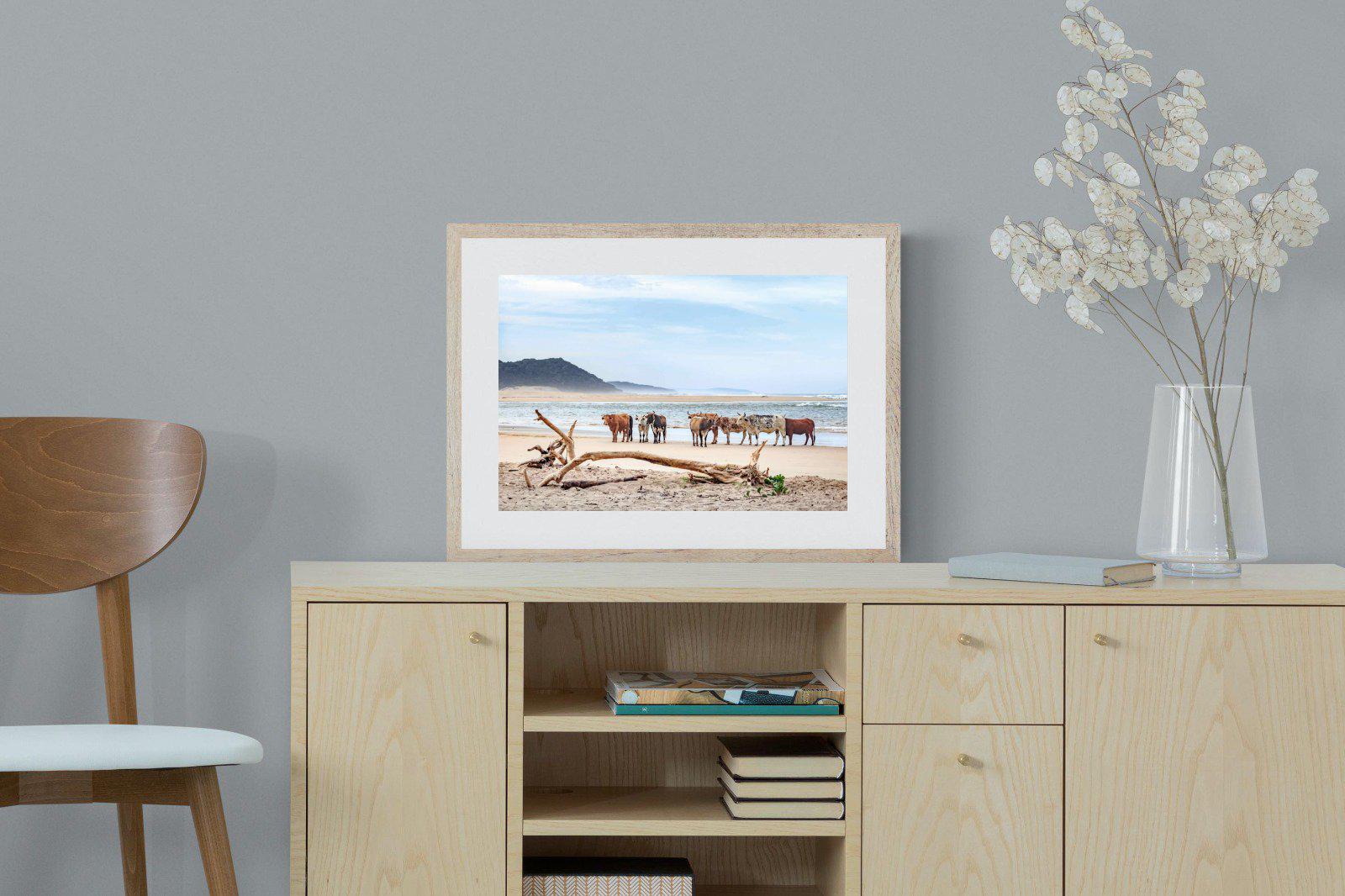 Indaba-Wall_Art-60 x 45cm-Framed Print-Wood-Pixalot
