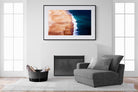 Indigo Ocean-Wall_Art-150 x 100cm-Framed Print-Black-Pixalot