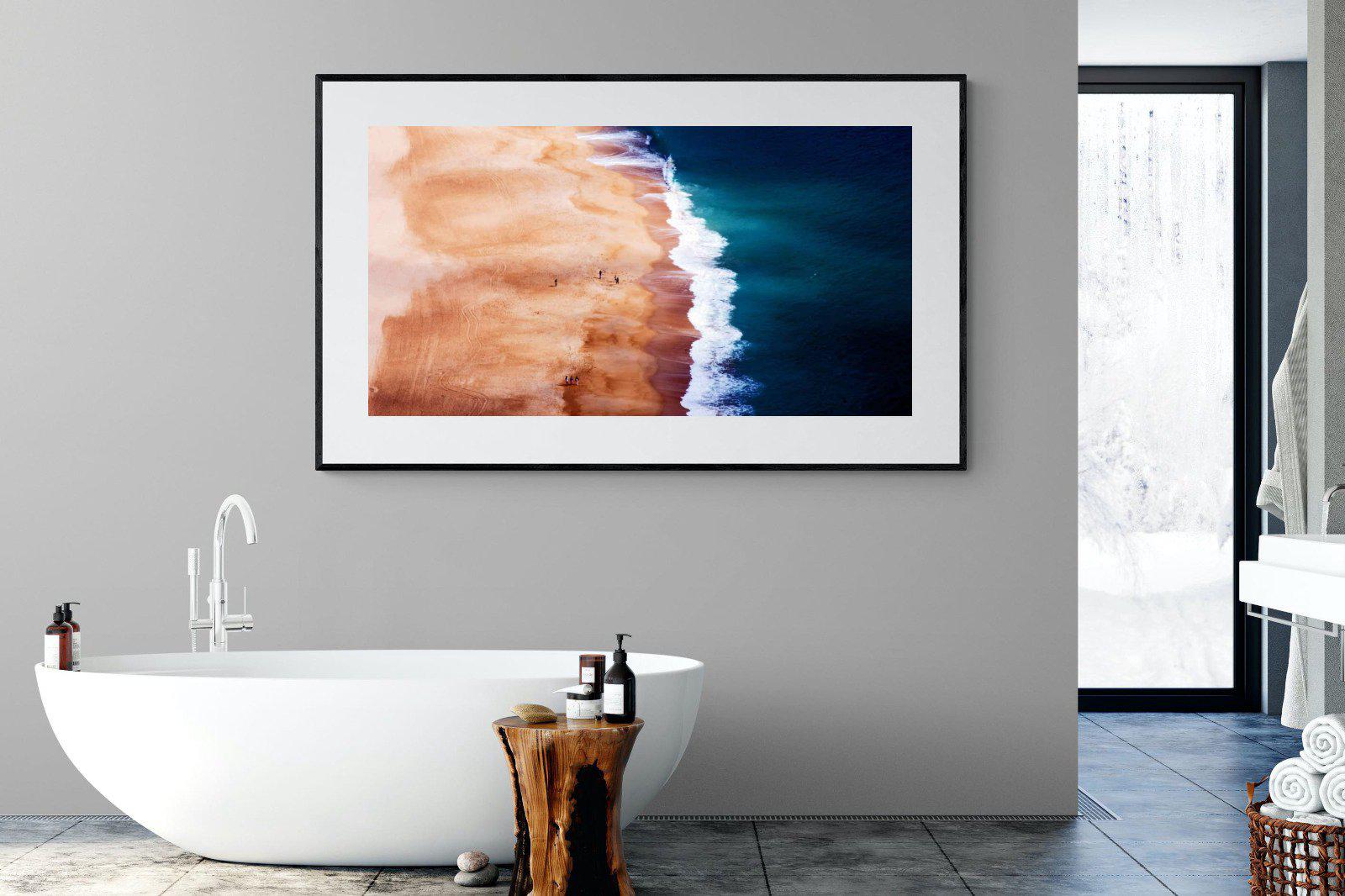 Indigo Ocean-Wall_Art-180 x 110cm-Framed Print-Black-Pixalot