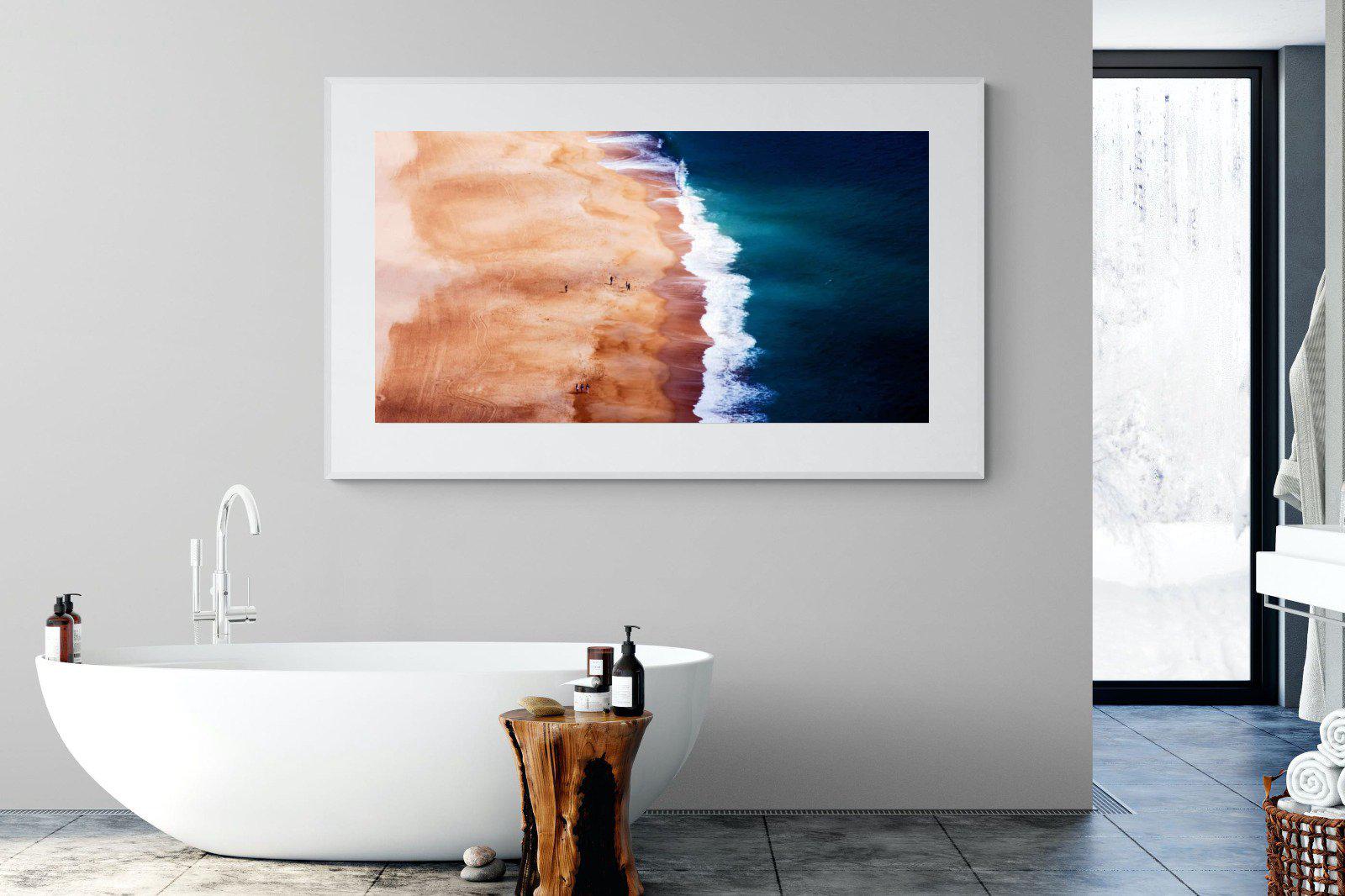 Indigo Ocean-Wall_Art-180 x 110cm-Framed Print-White-Pixalot
