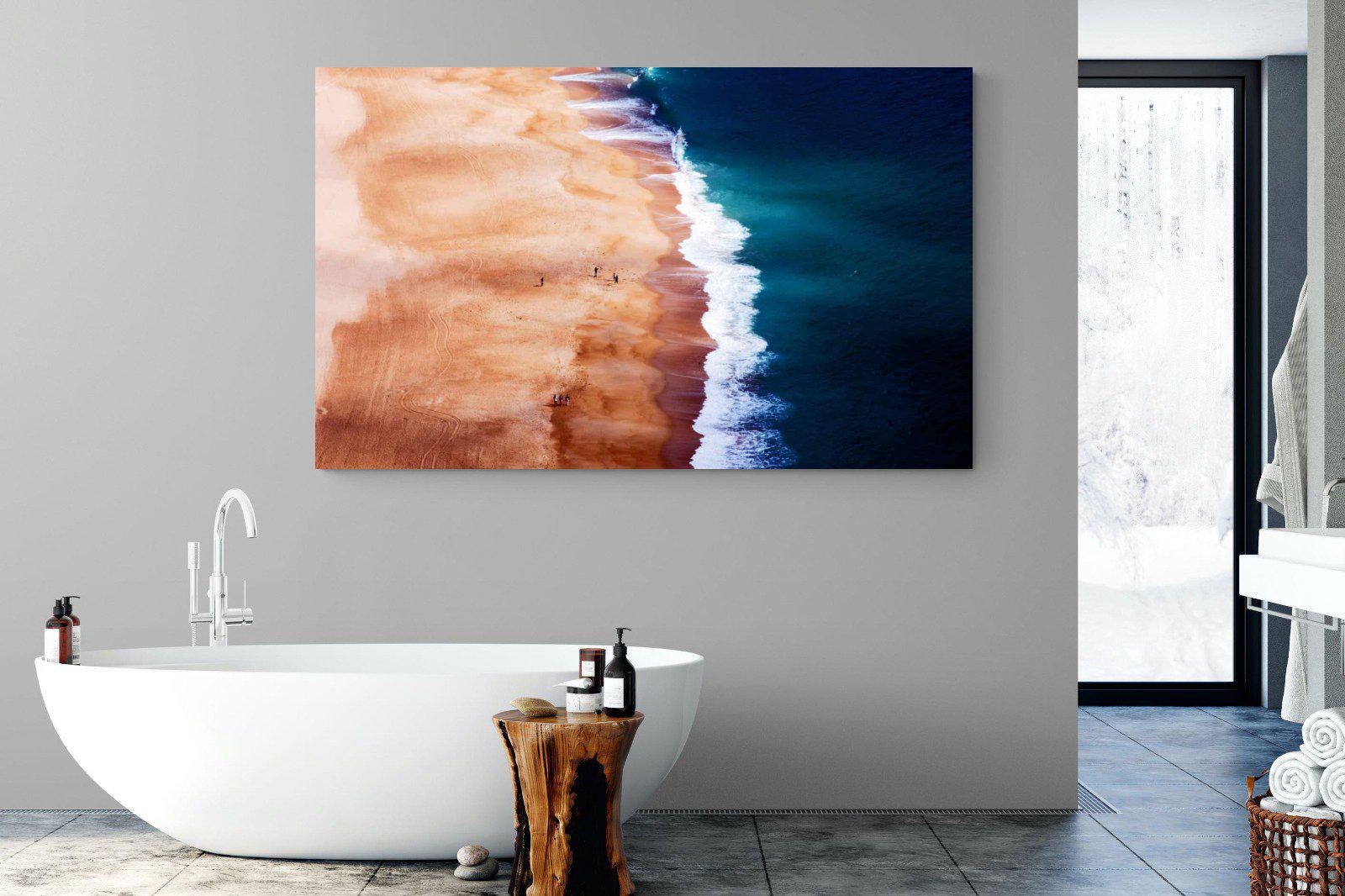 Indigo Ocean-Wall_Art-180 x 110cm-Mounted Canvas-No Frame-Pixalot