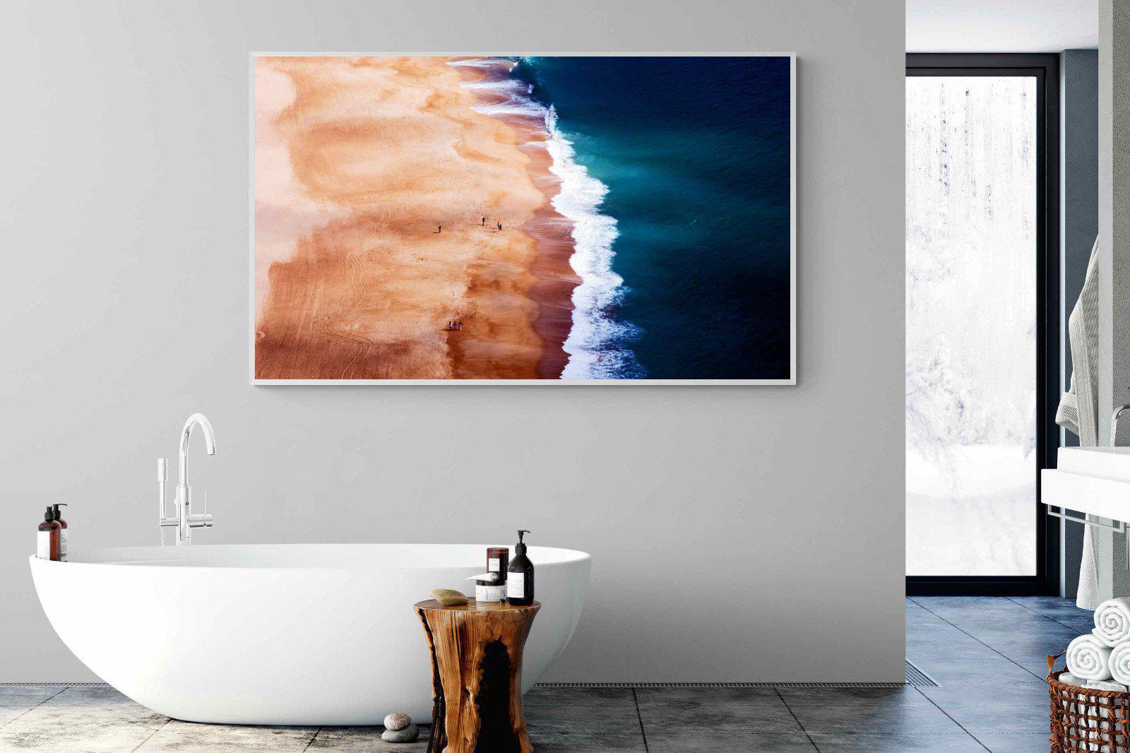 Indigo Ocean-Wall_Art-180 x 110cm-Mounted Canvas-White-Pixalot