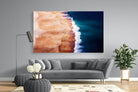 Indigo Ocean-Wall_Art-220 x 130cm-Mounted Canvas-No Frame-Pixalot