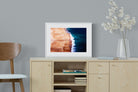 Indigo Ocean-Wall_Art-60 x 45cm-Framed Print-White-Pixalot