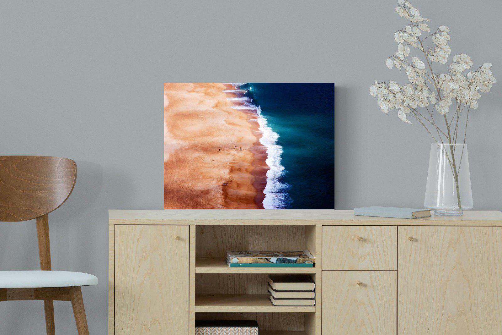 Indigo Ocean-Wall_Art-60 x 45cm-Mounted Canvas-No Frame-Pixalot