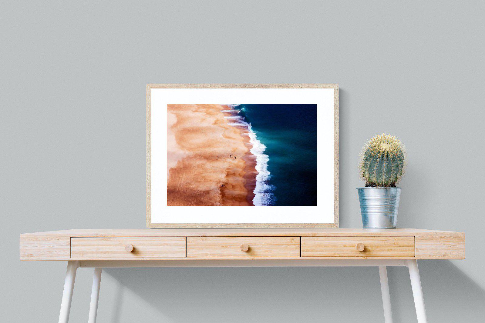 Indigo Ocean-Wall_Art-80 x 60cm-Framed Print-Wood-Pixalot