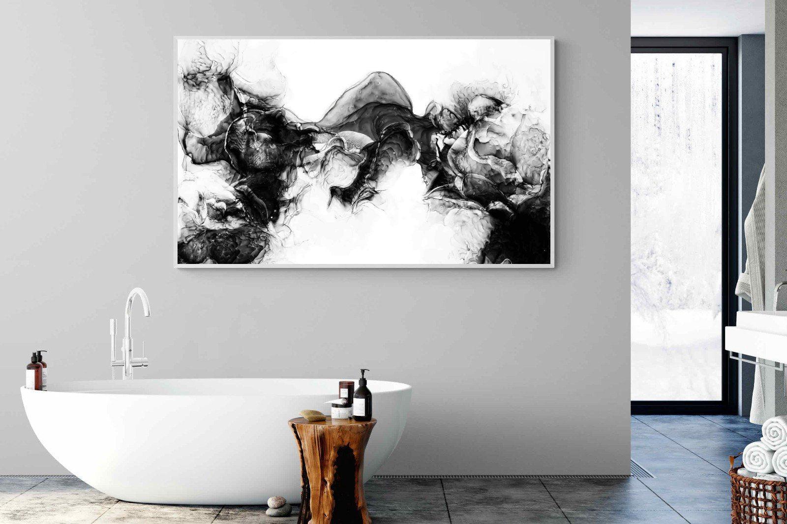 Ink Cloud-Wall_Art-180 x 110cm-Mounted Canvas-White-Pixalot