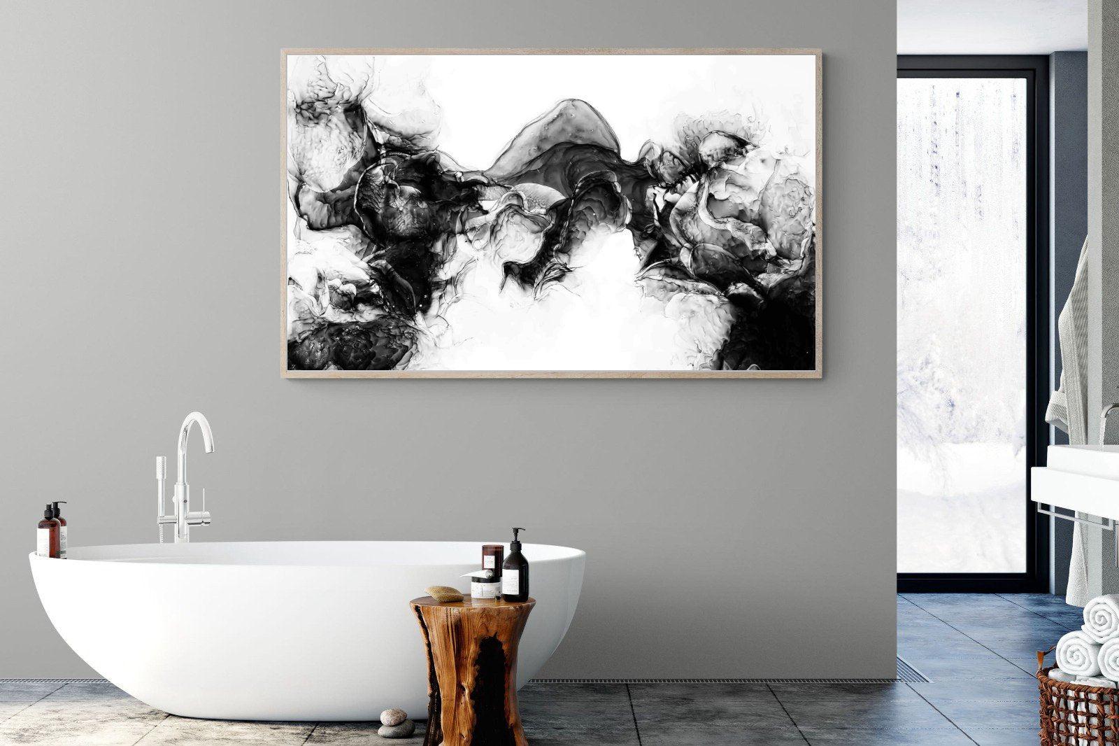 Ink Cloud-Wall_Art-180 x 110cm-Mounted Canvas-Wood-Pixalot