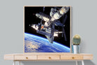 International Space Station-Wall_Art-100 x 100cm-Mounted Canvas-Wood-Pixalot